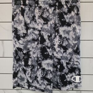 Champion Men's Athletic Shorts in Black and White